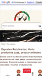 Mobile Screenshot of deportesruizmartin.com