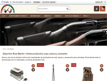 Tablet Screenshot of deportesruizmartin.com